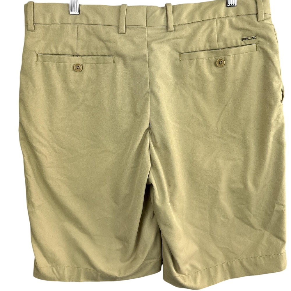 RLX Ralph Lauren Golf Shorts Mens 34 Khaki Performance 7.5" Inseam